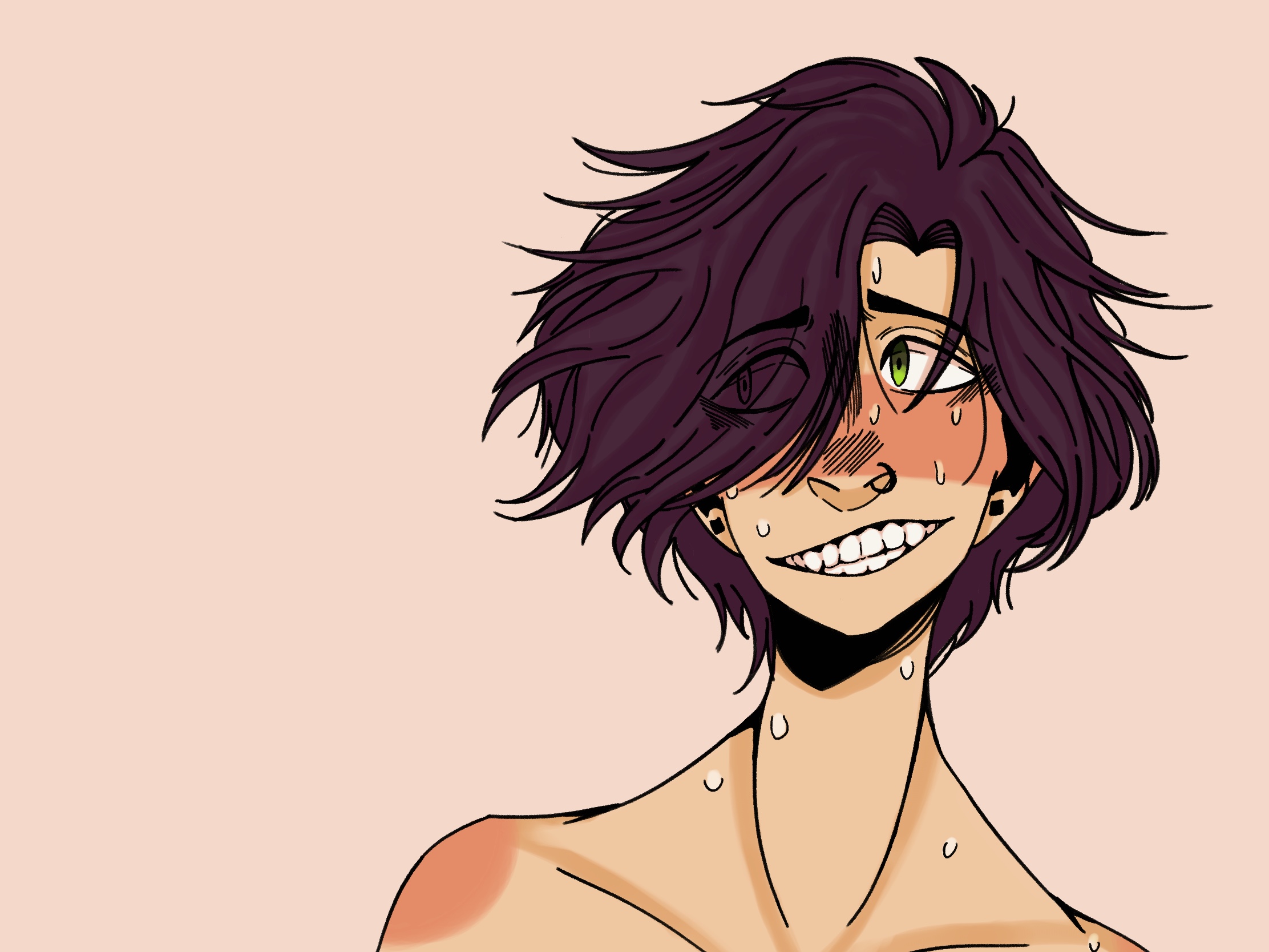 flustered